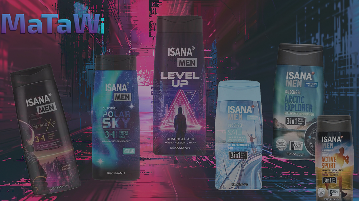 Dlaczego design żeli ISANA MEN działa? Spojrzenie grafika na produkt masowy