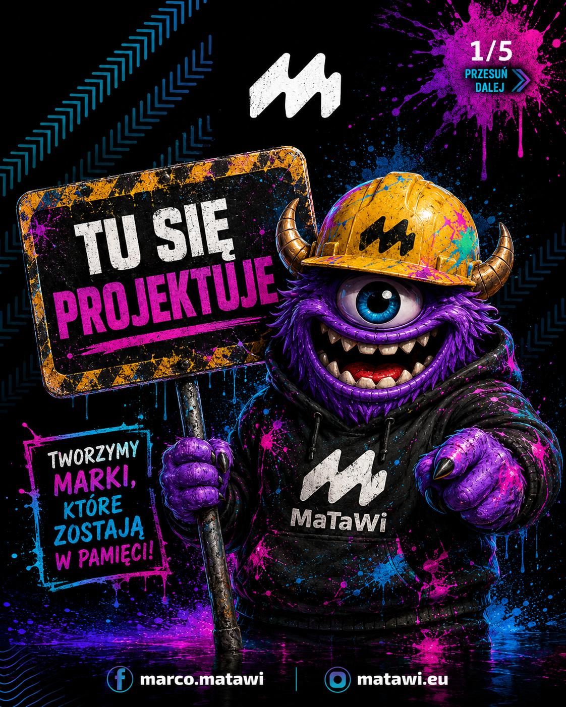 Baner, ulotka, wizytówka i grafika na social media — czyli jak projekt pracuje na Twoją markę