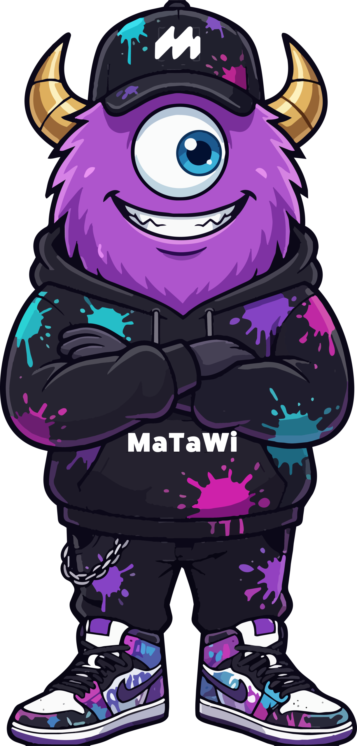 Madox — MaTaWi Monster ze skrzyżowanymi rękami