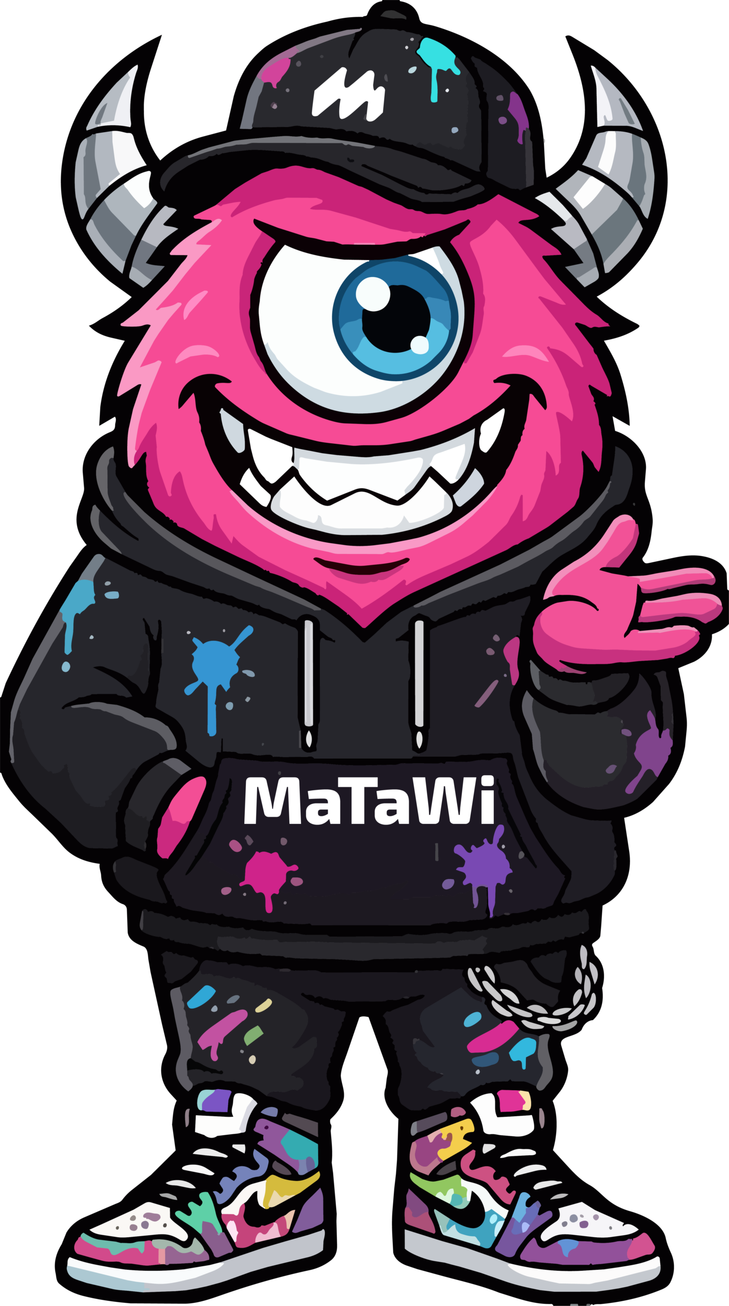 Taffy — MaTaWi Monster prezentujący