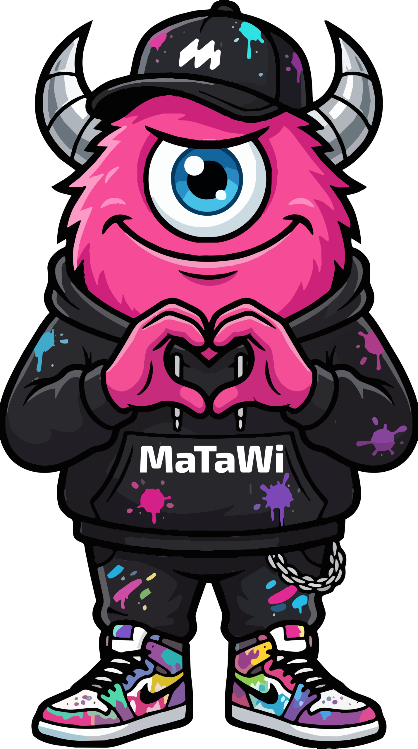 Taffy — MaTaWi Monster dziękujący za wiadomość